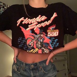 Cropped Honda Sport top